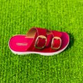 Instant Comfort! Medicated Soft Double Buckle Slippers - Red & Blue - Limited Stock!