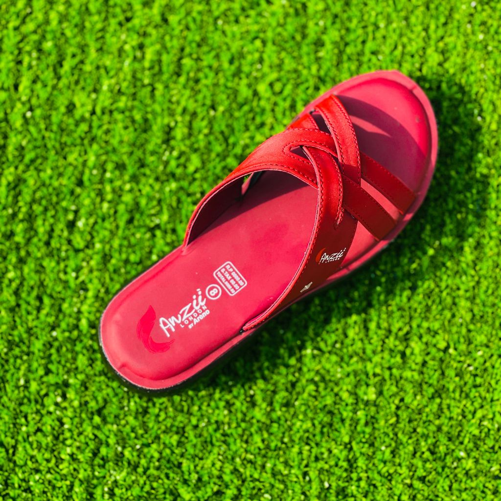 Stylish Brown Cross Strap Slippers for Women | Comfortable & Trendy Footwear
