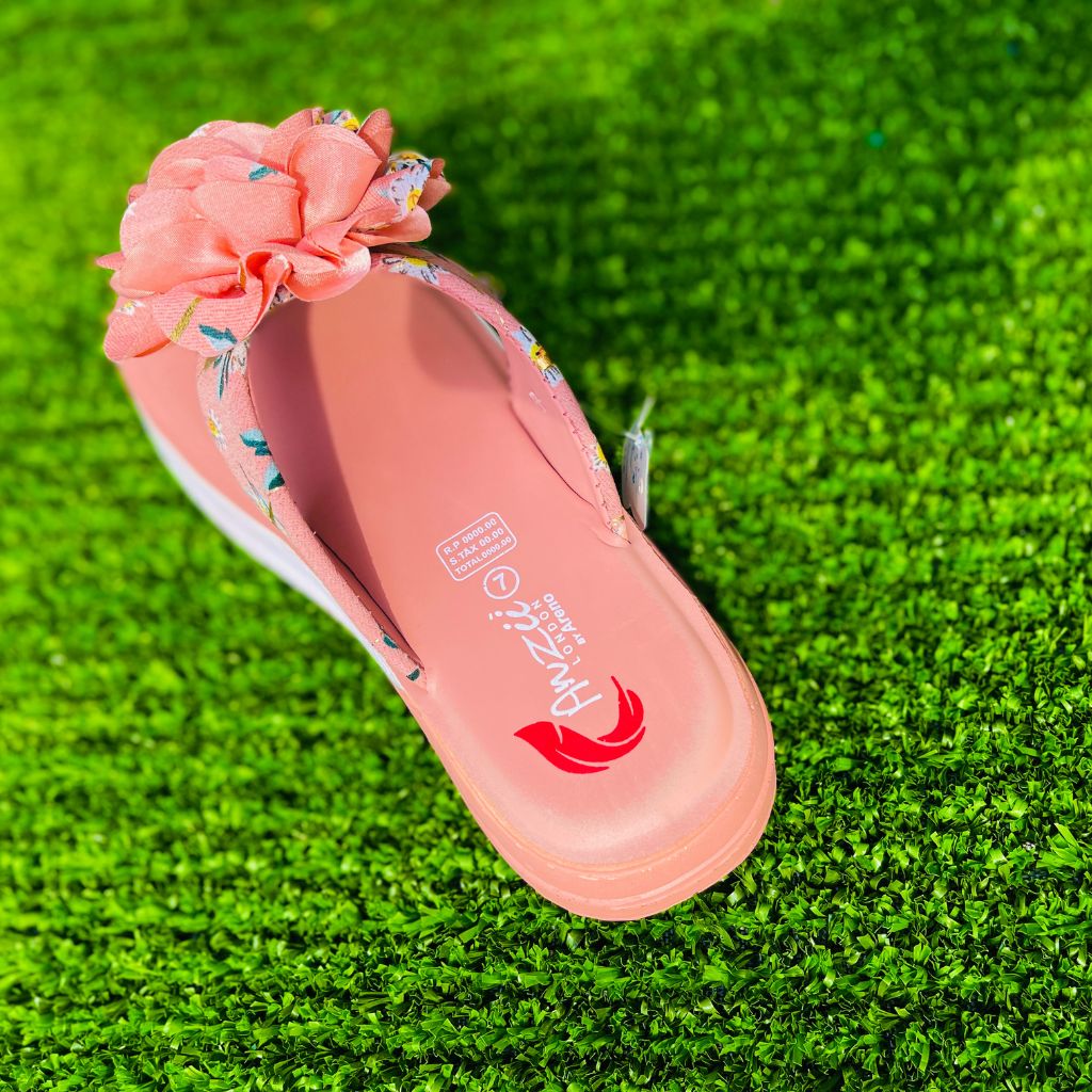 Medicated Comfort Soft Floral Pink Slippers for Women | Orthopedic Cushioned Flip Flop House Slippers